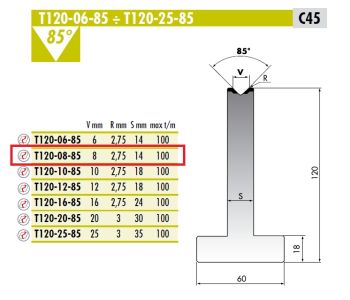 Rolleri RT T.120.08.85 C
