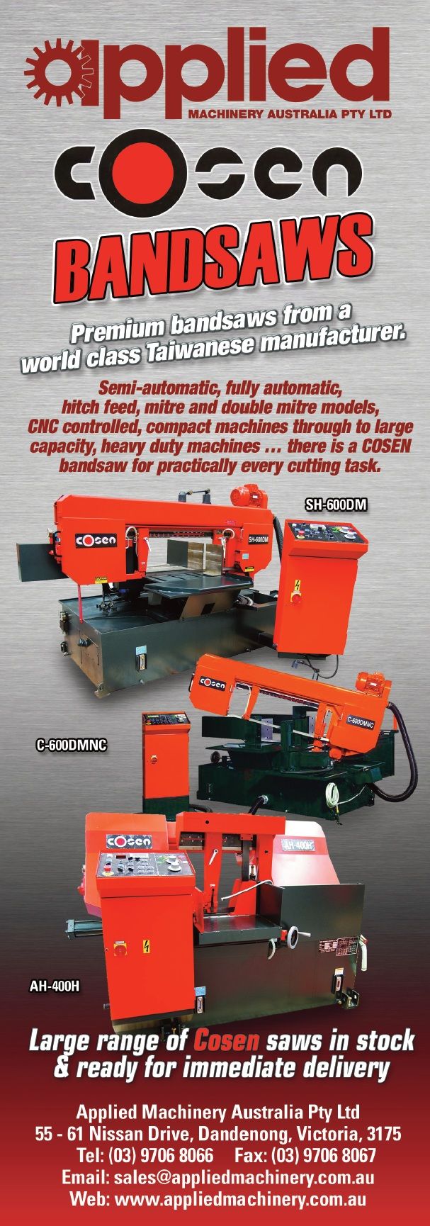 Cosen-Bandsaws-Applied-Machinery Cosen-Bandsaws-Applied-Machinery