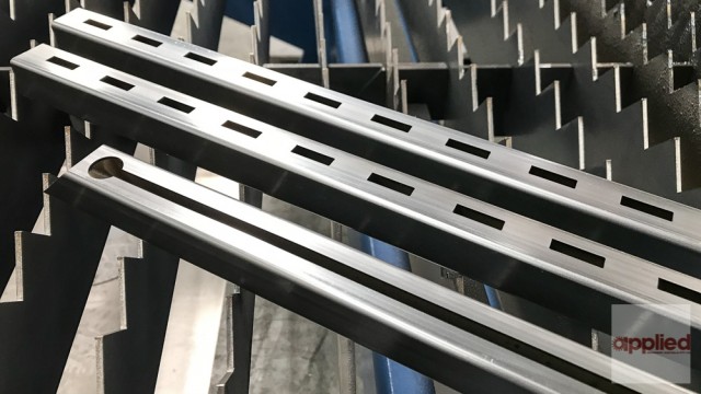 Laser cut parts from the Yawei HLE-1530 at Ace Wire Works