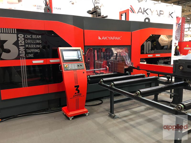 Akyapak 3 ADM 1200 Heavy Duty European CNC Drilling Machine